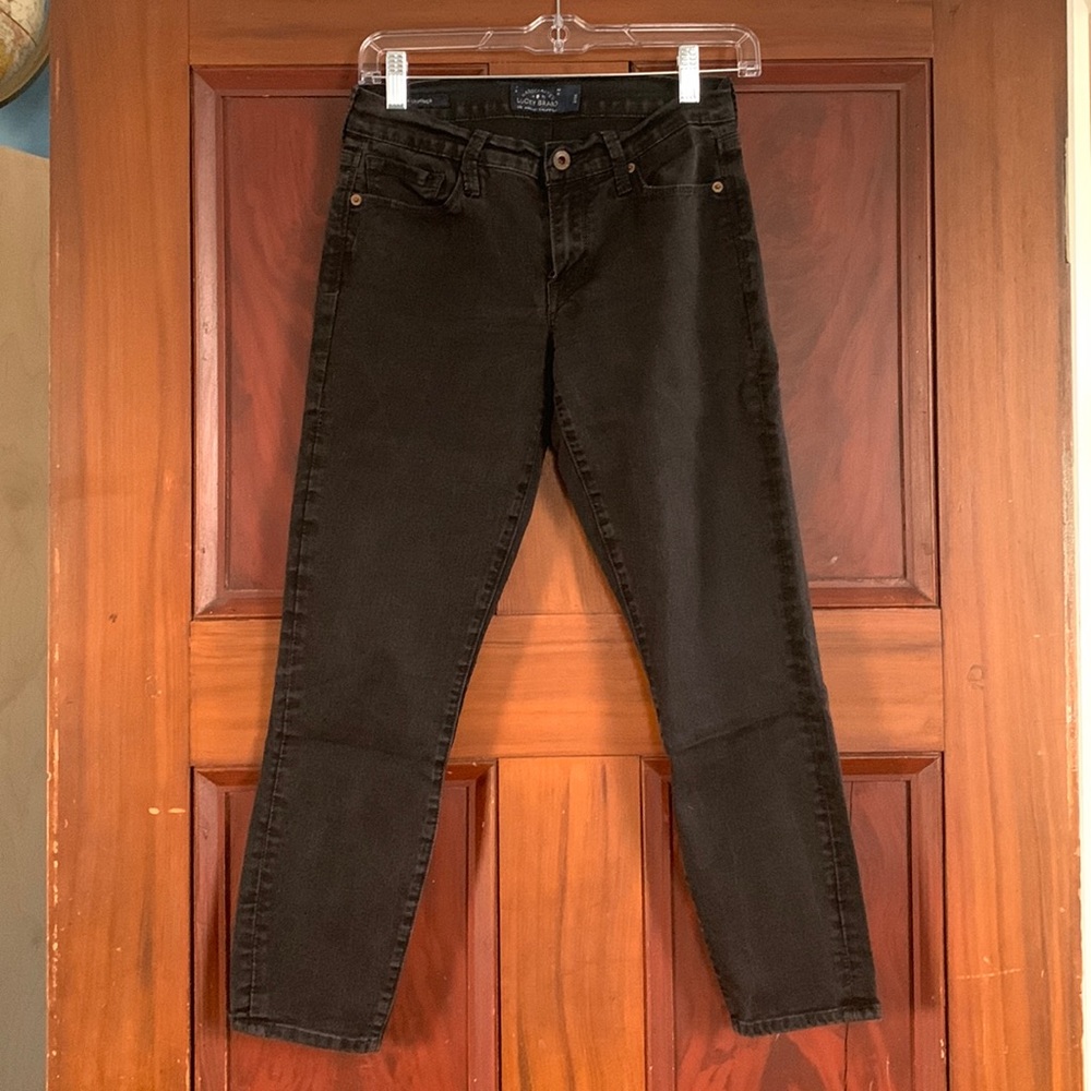 Lucky Brand Sofia Skimmer Jeans in Black Rinse